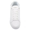 Mens White Twin Serve Trainers 108548 by Lacoste from Hurleys