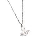 Womens Silver Yeni Orb Pendant 24727 by Vivienne Westwood from Hurleys