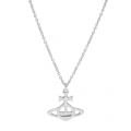 Womens White/Black/Silver Ornella Double Sided Pendant Necklace 54482 by Vivienne Westwood from Hurleys