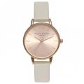 Womens Mink & Rose Gold Midi Dial Watch 16630 by Olivia Burton from Hurleys