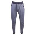 Mens Navy Branded Polyester Mix Sweat Pants 31918 by BOSS from Hurleys