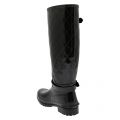 International Womens Black Catalunya Tall Wellington Boots 47455 by Barbour from Hurleys