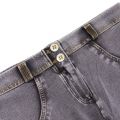 Womens Grey Mid Rise Skinny Jeans 26108 by Freddy from Hurleys