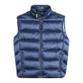 Boys Mallard Blue Jeordie Padded Gilet 91379 by Parajumpers from Hurleys