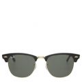 Ebony/Arista/Green RB3016 Clubmaster Sunglasses 9652 by Ray-Ban from Hurleys