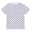 Toddler White Logo Printed S/s Polo Shirt 95990 by BOSS from Hurleys