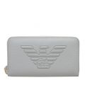 Womens Off White Embossed Eagle Zip Around Purse 53388 by Emporio Armani from Hurleys