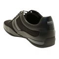 Mens Black Space_Lowp Trainers 9612 by BOSS from Hurleys