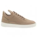 Mens Light Grey Low Top Lane Trainers 15805 by Filling Pieces from Hurleys