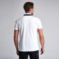 Mens White Dial S/s Polo Shirt 51421 by Barbour International from Hurleys