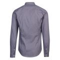 Mens Blue Fine Check L/s Shirt 45711 by Emporio Armani from Hurleys
