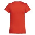 Womens Fiery Red Institutional Logo Slim Fit S/s T Shirt 56173 by Calvin Klein from Hurleys
