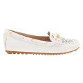 Womens White Esma Loafers 7143 by Moda In Pelle from Hurleys