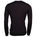 Mens Black Peace Badge Knitted Jumper 15637 by Love Moschino from Hurleys