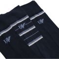Mens Navy/Blue Mixed 3 Pack Sock Gift 97870 by Emporio Armani Bodywear from Hurleys