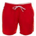 Mens Cherry Red Swim Shorts 61813 by Lacoste from Hurleys