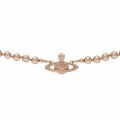 Womens Light Peach/Pearl Mini Bas Relief Choker 77041 by Vivienne Westwood from Hurleys