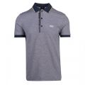 Athleisure Mens Navy Marl Paule 4 Slim Fit S/s Polo Shirt 100062 by BOSS from Hurleys