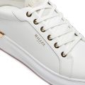 Womens White/Pink GRFTR Trainers 57227 by Mallet from Hurleys
