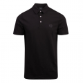 Mens Black Tonal Logo S/s Polo Shirt 107274 by Armani Exchange from Hurleys