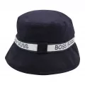 Baby Navy Reversible Bucket Hat 85227 by BOSS from Hurleys