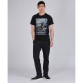 Mens Black Arch Downforce S/s T Shirt 95678 by Barbour International from Hurleys
