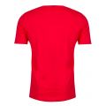 Mens Red Peace Wreath Regular S/s T Shirt 26893 by Love Moschino from Hurleys
