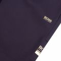 Athleisure Mens Navy/Gold Headlo Sweat Shorts 77916 by BOSS from Hurleys