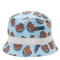 Baby Sky Blue Toy Shadow Bucket Hat 58551 by Moschino from Hurleys