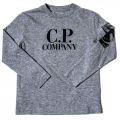 Boys Grey Printed Portal L/s Tee Shirt 16558 by C.P. Company Undersixteen from Hurleys