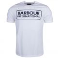 Mens White Essential Logo S/s T Shirt 17758 by Barbour International from Hurleys