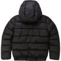 Boys Black Branded Hooded Padded Coat 53340 by BOSS from Hurleys