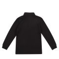 Boys Black Branded L/s Polo Shirt 47360 by Moschino from Hurleys