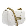 Womens White Quilted Stud Crossbody Bag 83622 by Versace Jeans Couture from Hurleys