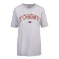 Womens Pale Grey Neon Collegiate S/s T Shirt 52845 by Tommy Jeans from Hurleys
