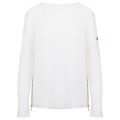 Womens Off White Camier Crew Neck Knitted Top 34530 by Barbour International from Hurleys