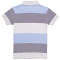 Boys Fa1 Blue Striped Marl S/s Polo Shirt 71326 by Lacoste from Hurleys