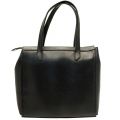 Womens Black Metallic Effect Shopper Bag 59112 by Armani Jeans from Hurleys