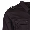 Mens Jet Black Two Pocket L/s Shirt 78053 by MA.STRUM from Hurleys