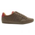 Mens Dark Brown Chaymon Trainers 14343 by Lacoste from Hurleys