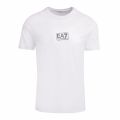 Mens White Central Box Logo S/s T Shirt 76169 by EA7 from Hurleys