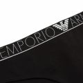Womens Black Branded 2 Pack Briefs 78853 by Emporio Armani Bodywear from Hurleys