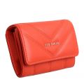 Womens Red Ayvill Leather Quilted Small Purse 100434 by Ted Baker from Hurleys