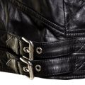 Mens Black L-Marton Leather Jacket 56678 by Diesel from Hurleys