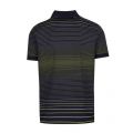 Athleisure Mens Navy Paddy 3 Stripe Regular Fit S/s Polo Shirt 44829 by BOSS from Hurleys