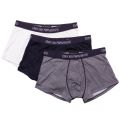 Mens Marine 3 Pack Trunks 66864 by Emporio Armani from Hurleys