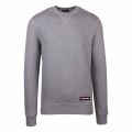 Mens Grey Branded Tab Crew Sweat Top 59264 by Dsquared2 from Hurleys