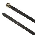 Womens Black Curve Round Buckle Belt 3.0 89209 by Tommy Hilfiger from Hurleys