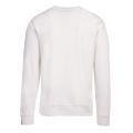 Mens White Embroidered Eagle Sweat Top 85053 by Emporio Armani from Hurleys