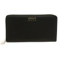 Womens Black Zip Around Purse 70373 by Armani Jeans from Hurleys